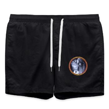 Nordland - Swim Trunks - black - Front - AI Model Male 185 light (185cm)