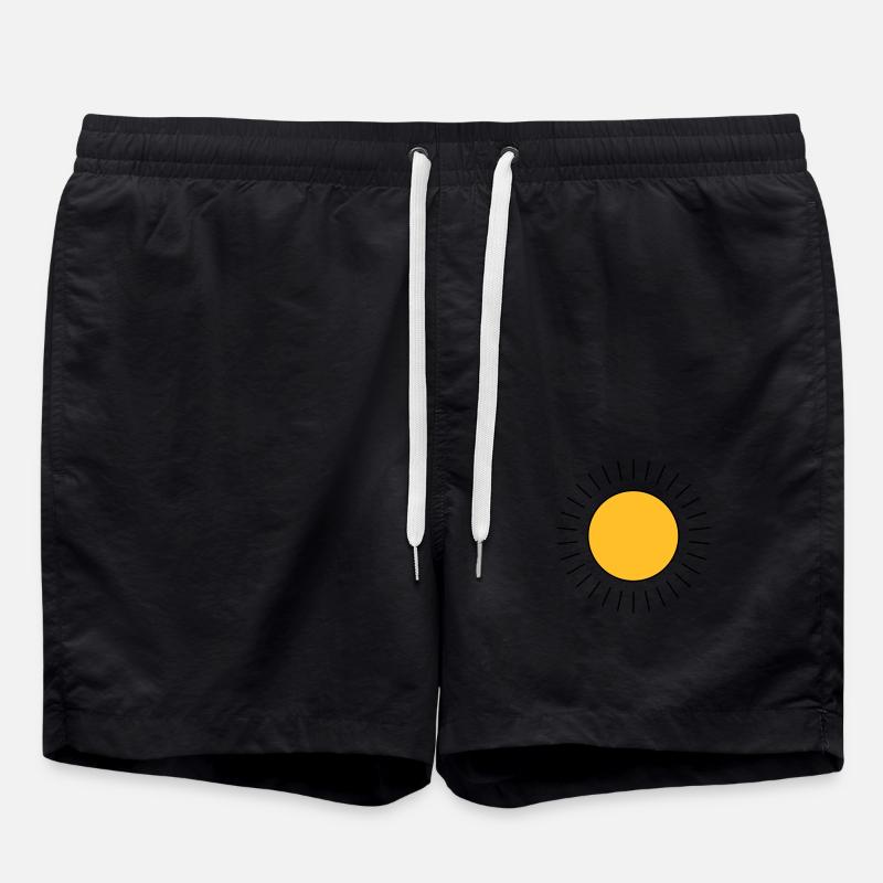 Soleil - Short de bain - noir
