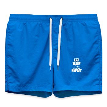 Escalade rocher cadeau de randonnée disant montée - Short de bain - cobalt blue - Devant