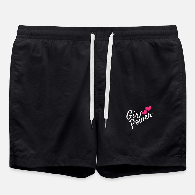 Girl power - Swim Trunks - black