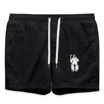 Le gardien sait - Short de bain - noir - Devant - AI Model Male 185 light (185cm)