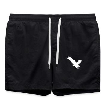 aigle - Short de bain - noir - Devant - AI Model Male 185 light (185cm)