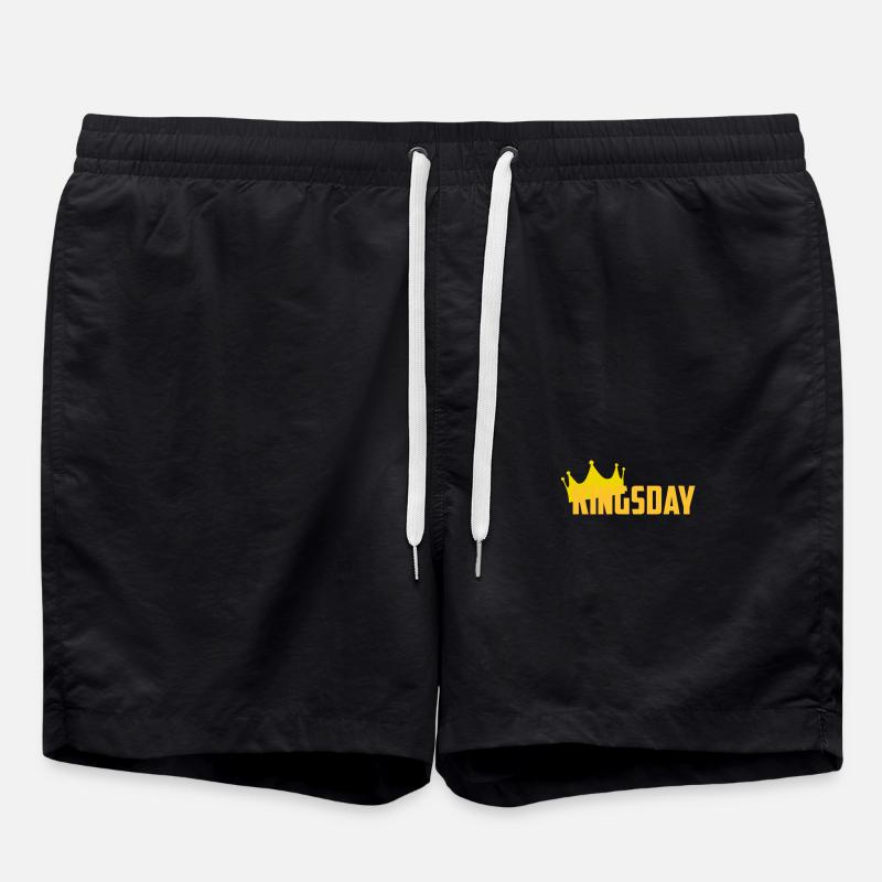 Kings Day Shirt - Swim Trunks - black
