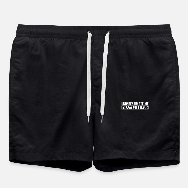 Sous-estime moi - Short de bain - noir