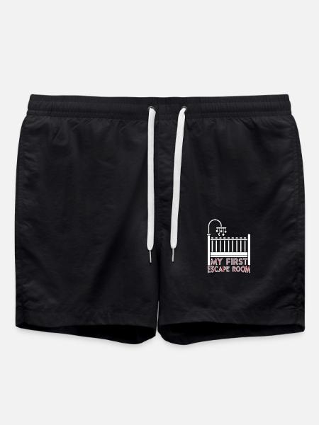 My First Escape Room - Swim Trunks - black