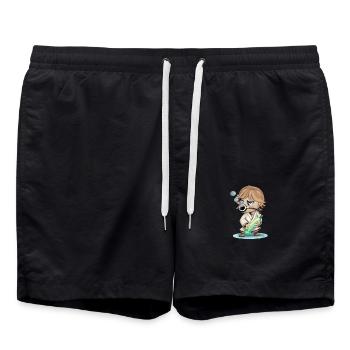 Tauch Dive Boy - Garçon de plongée sous-marine - Short de bain - noir - Devant - AI Model Male 185 light (185cm)