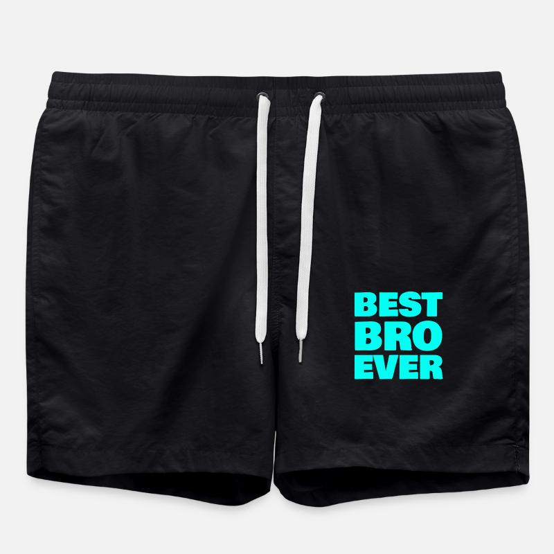 MEILLEUR BRO JAMAIS - Short de bain - noir
