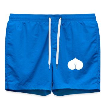 Ass heart butt - Swim Trunks - cobalt blue - Front