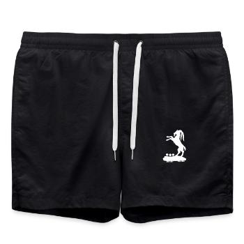 Bock auf Bob - Badeshorts - Schwarz - Vorne - AI Model Male 185 light (185cm)