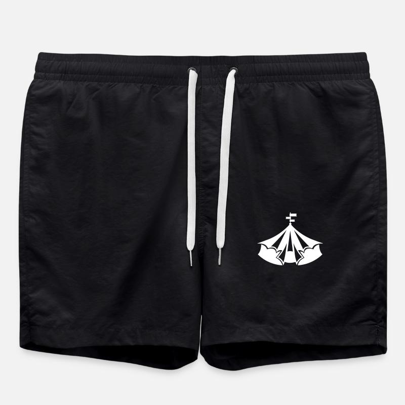 Zirkus - Badeshorts - Schwarz