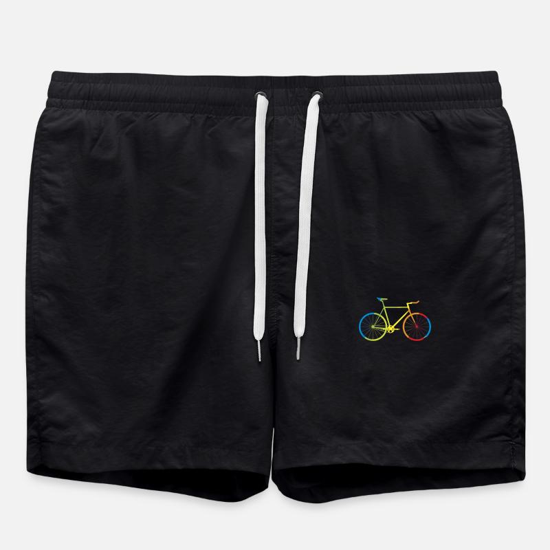 Ich liebe Radfahren - Badeshorts - Schwarz