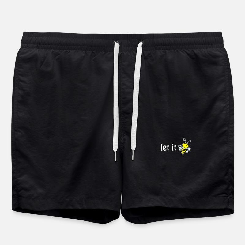 Let it bee - Short de bain - noir