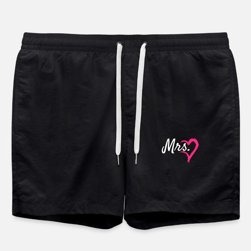Mrs heart - Swim Trunks - black