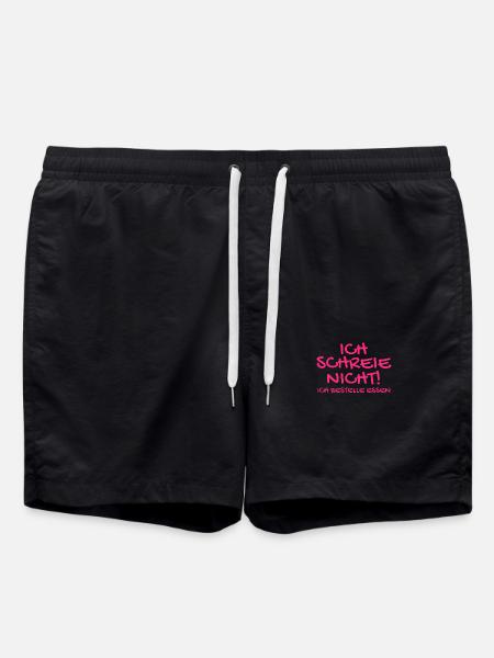 Baby Babysprüche - Badeshorts - Schwarz