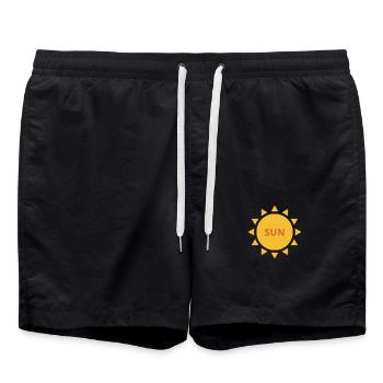 SUN - Swim Trunks - black - Front - AI Model Male 185 light (185cm)