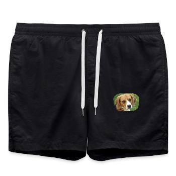 beagle - Short de bain - noir - Devant - AI Model Male 185 light (185cm)