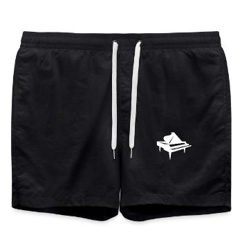 Piano Piano Ailes - Short de bain - noir - Devant - AI Model Male 185 light (185cm)