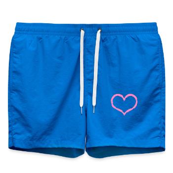 heart - Swim Trunks - cobalt blue - Front