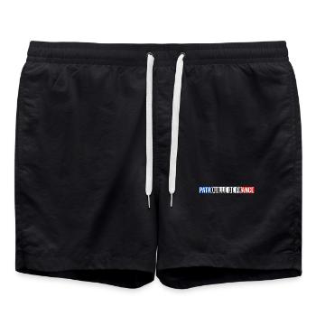 Patrouille de France meeting aérien armée logo - Short de bain - noir - Devant - AI Model Male 185 light (185cm)