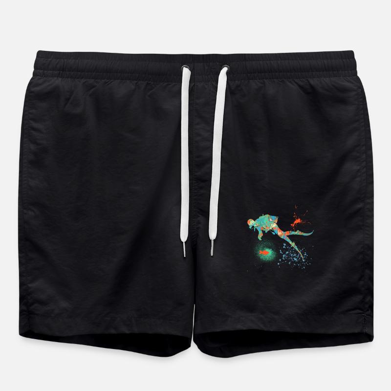 diving e 4 - Swim Trunks - black