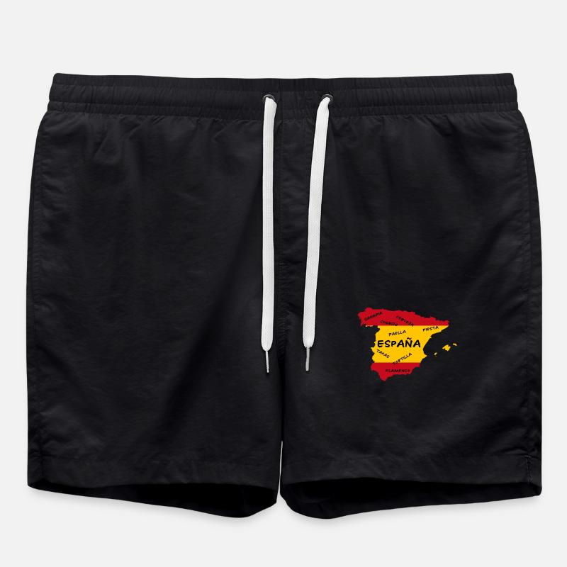 Espana - Spanien - Badeshorts - Schwarz