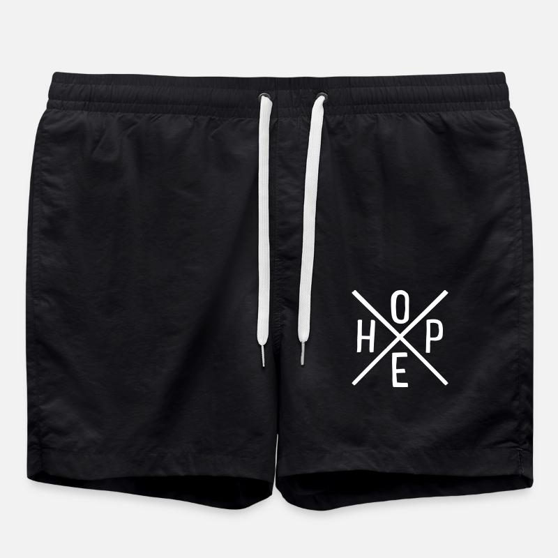 hope - Swim Trunks - black