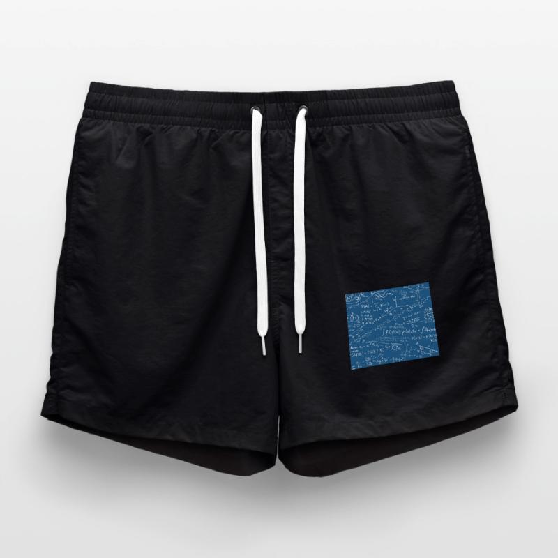 Math Equation Pattern, Quadratic Formula Math Gift Swim Trunks