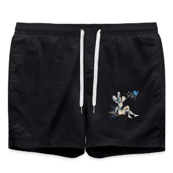 fee e 242 - Swim Trunks - black - Front - AI Model Male 185 light (185cm)