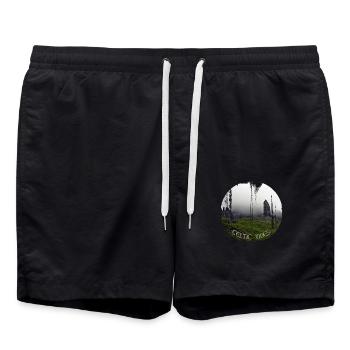 celtes 2 - Short de bain - noir - Devant - AI Model Male 185 light (185cm)