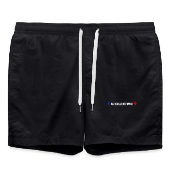 Patrouille de France meeting aérien armée de l'air - Short de bain - noir - Devant - AI Model Male 185 light (185cm)