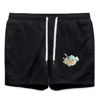 Nuthatch - Swim Trunks - black - Front - AI Model Male 185 light (185cm)