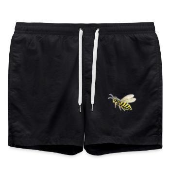 Grosse guêpe - Short de bain - noir - Devant - AI Model Male 185 light (185cm)