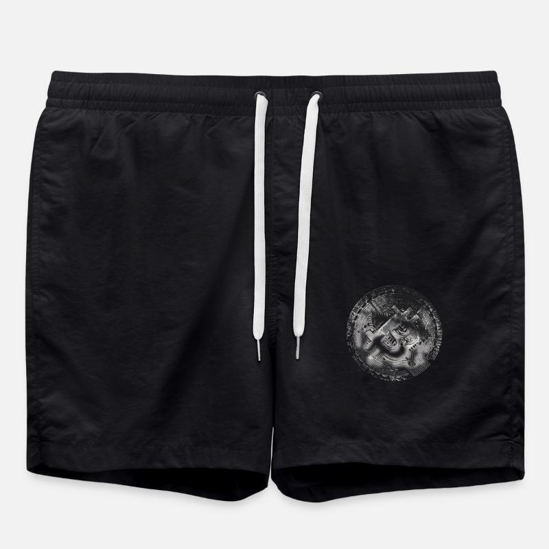 Bitcoin - Swim Trunks - black