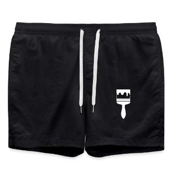 Brosses Peintures et peintures Peintures - Short de bain - noir - Devant - AI Model Male 185 light (185cm)