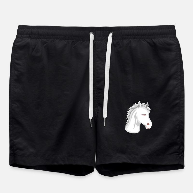 Tête de cheval - Short de bain - noir