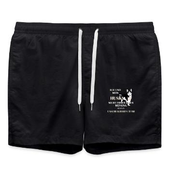 Husky - Badeshorts - Schwarz - Vorne - AI Model Male 185 light (185cm)