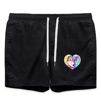 Chien - Short de bain - noir - Devant - AI Model Male 185 light (185cm)