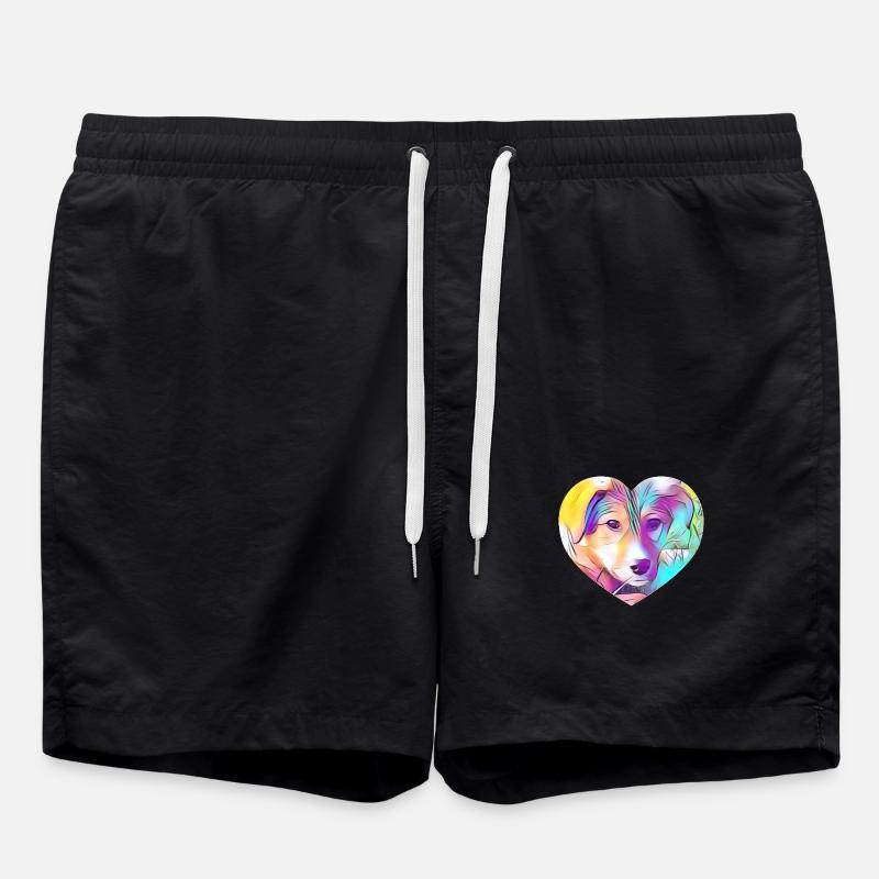 Dog - Swim Trunks - black