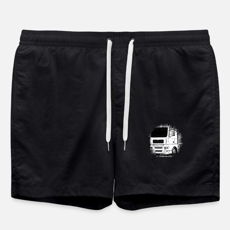 Camions - Short de bain - noir
