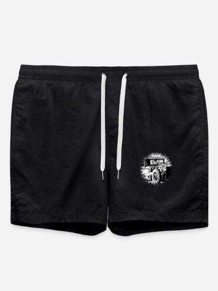Car - Swim Trunks - black