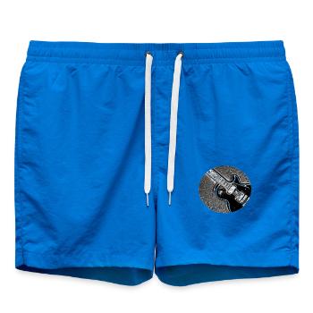guitar - Swim Trunks - cobalt blue - Front