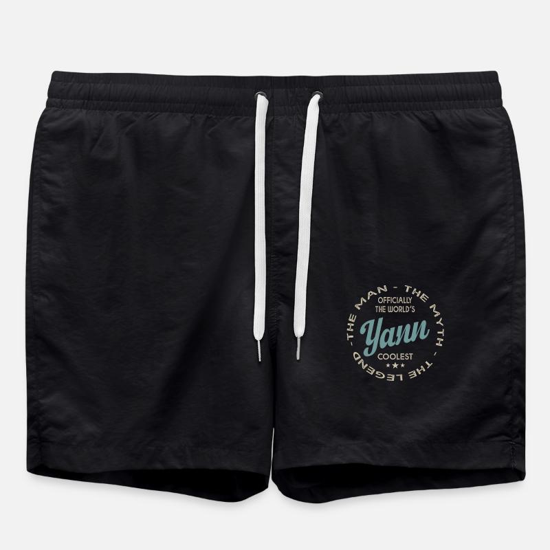 nom homme - Short de bain - noir