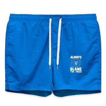 Disc Golf Disc Golf Basket Gift - Swim Trunks - cobalt blue - Front