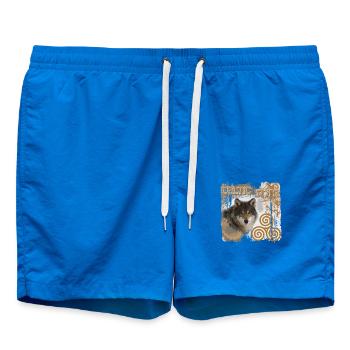 celtes 9 avec loup et triskele - Short de bain - cobalt blue - Devant