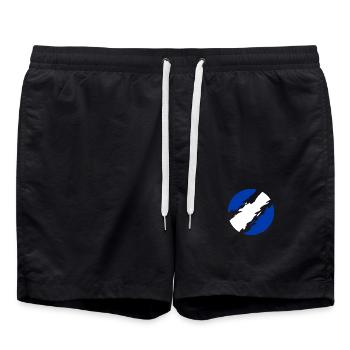 Grèce - Short de bain - noir - Devant - AI Model Male 185 light (185cm)