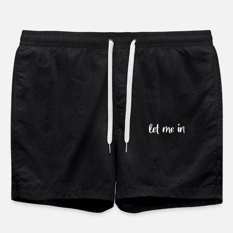 let me in - Swim Trunks - black