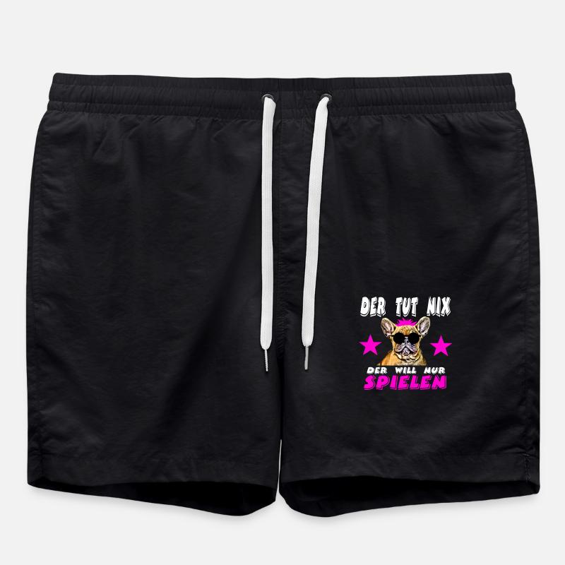 Bulldoge - Short de bain - noir