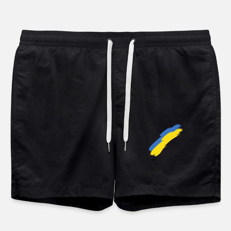 Ukraine - Badeshorts - Schwarz