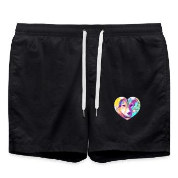 Chien - Short de bain - noir - Devant - AI Model Male 185 light (185cm)