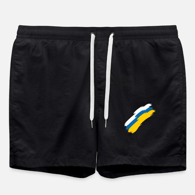 Flagge der Kanarischen Inseln - Badeshorts - Schwarz